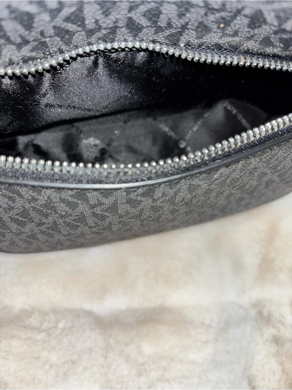 Michael Kors  Black Logo Backpack